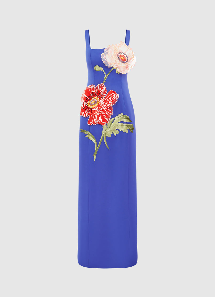 Adelina Maxi Dress- Lapis Leo lin