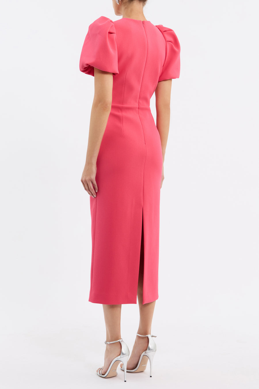 Posey Puff Sleeve Midi Dress Dresses rebecca vallance