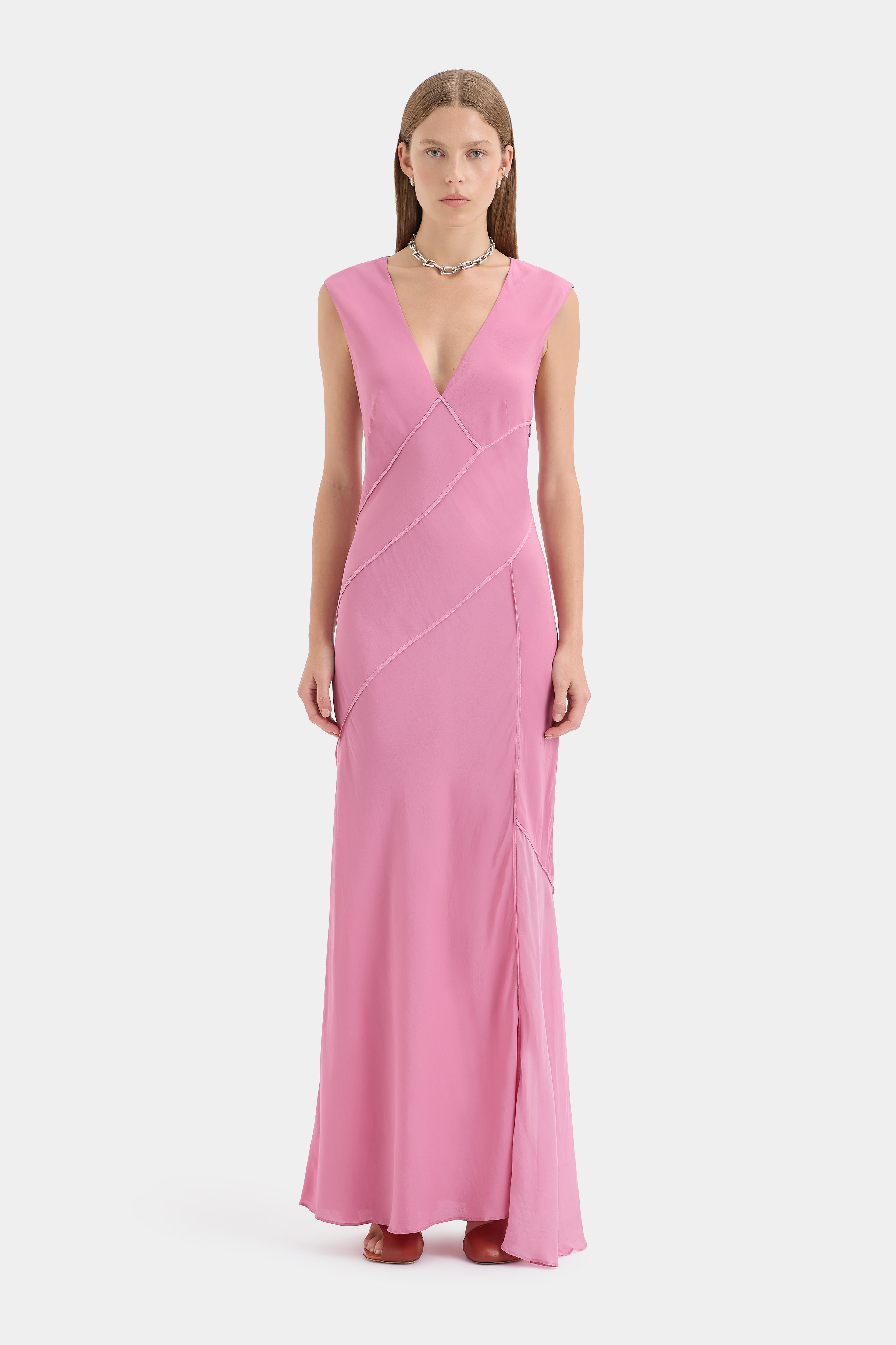 Elin Panelled Gown Dresses SIR.