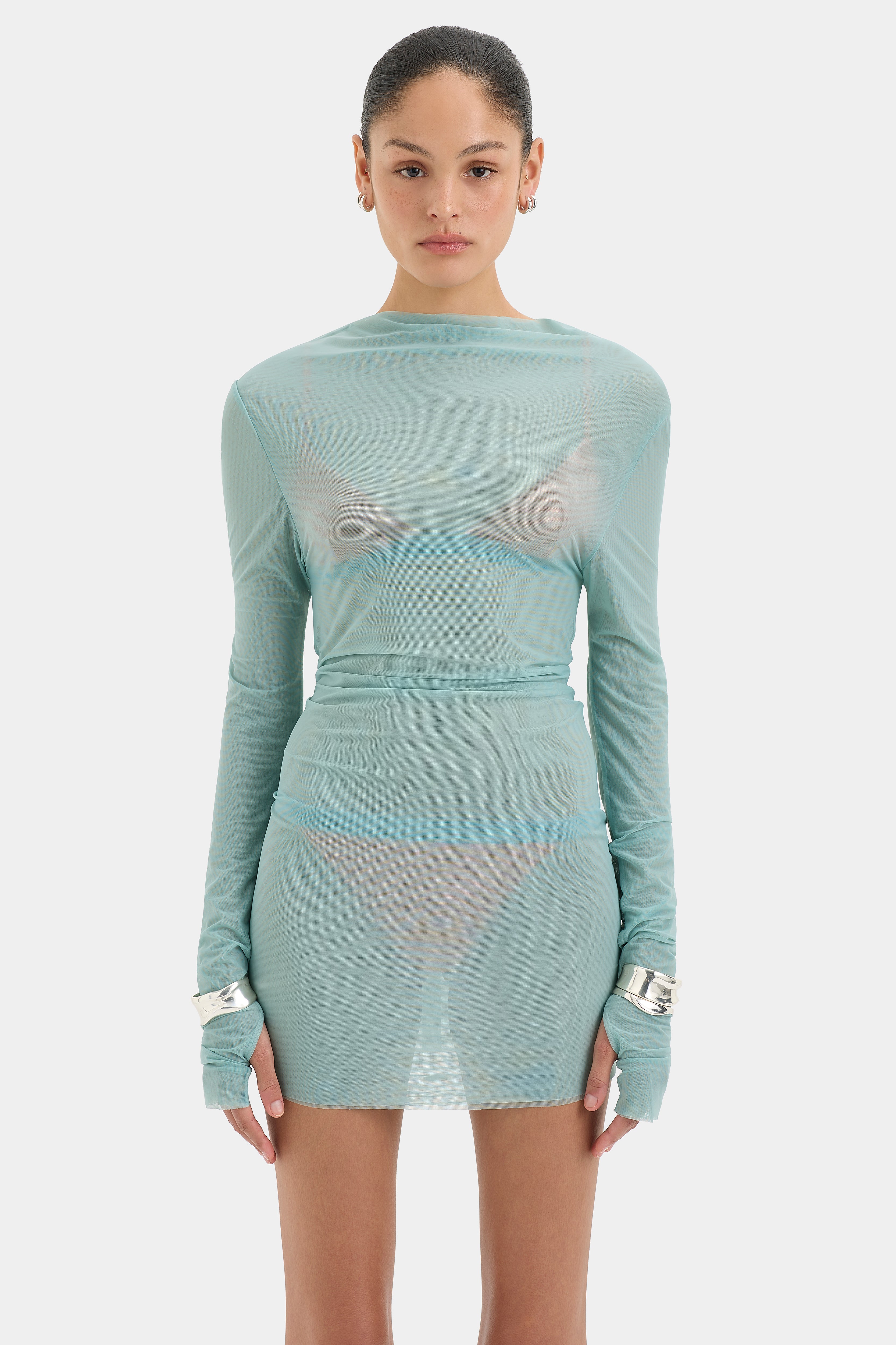 Costa Gathered Mini Dress Dresses SIR.