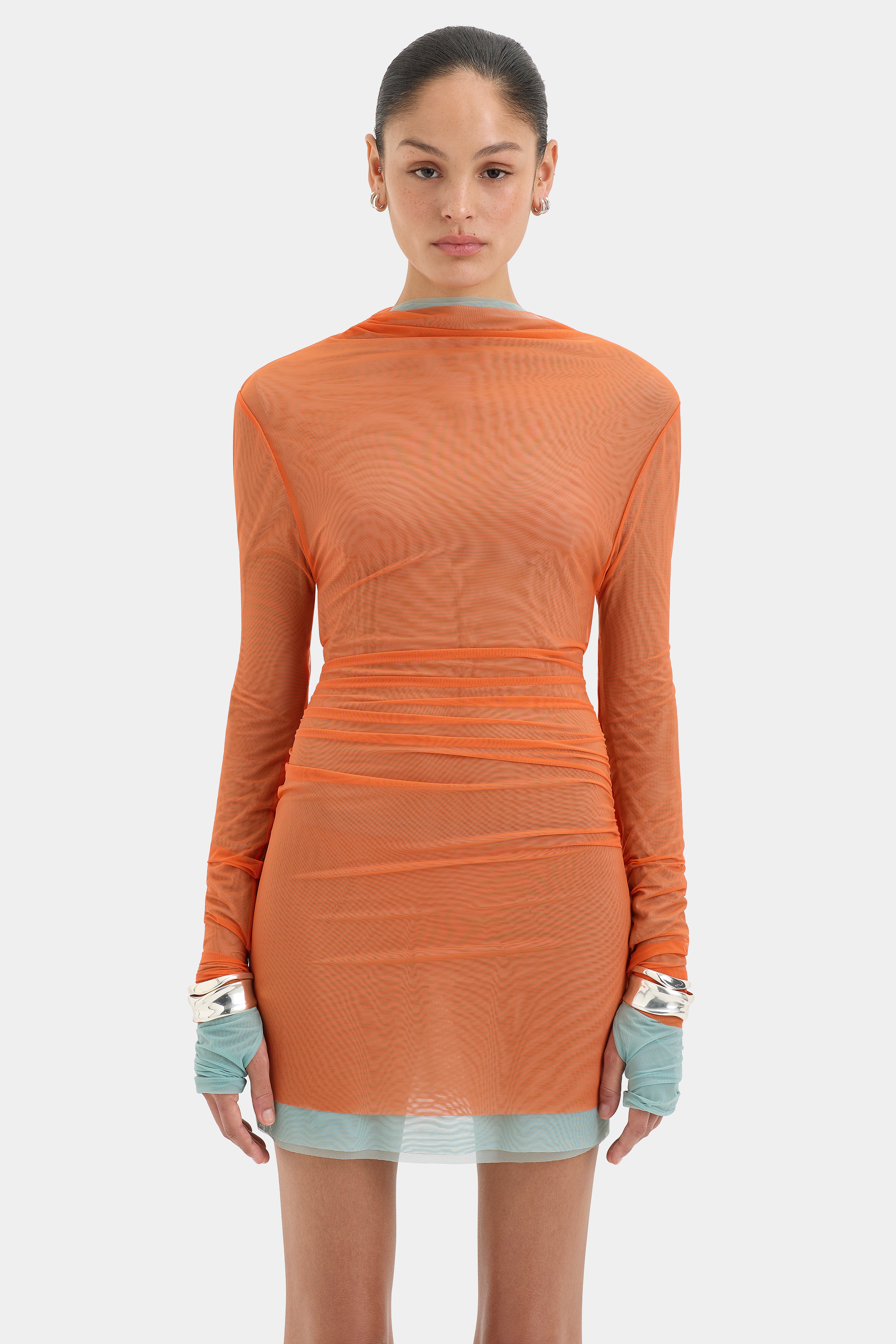 Costa Gathered Mini Dress Dresses SIR.