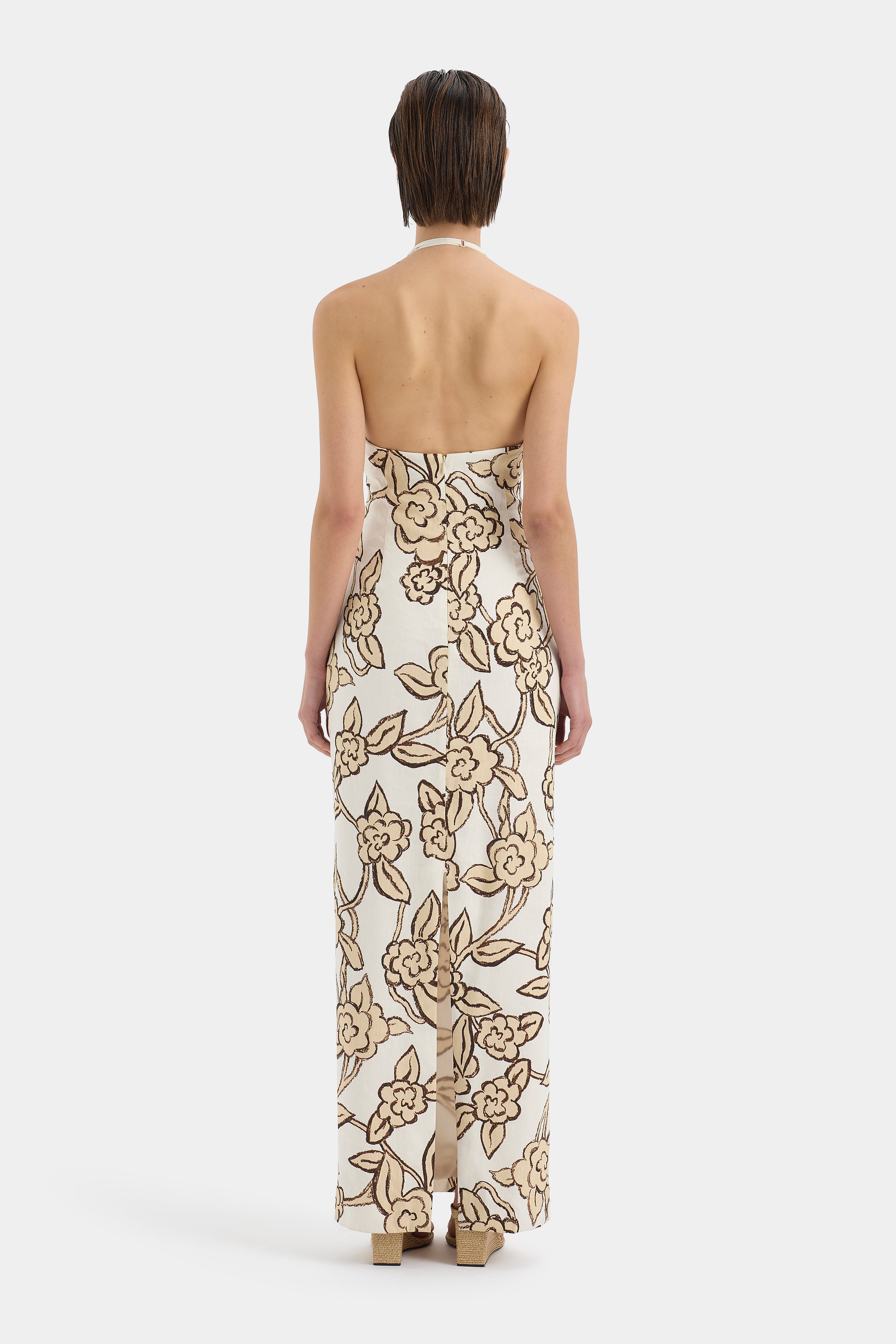 Elodie Halter Midi Dress