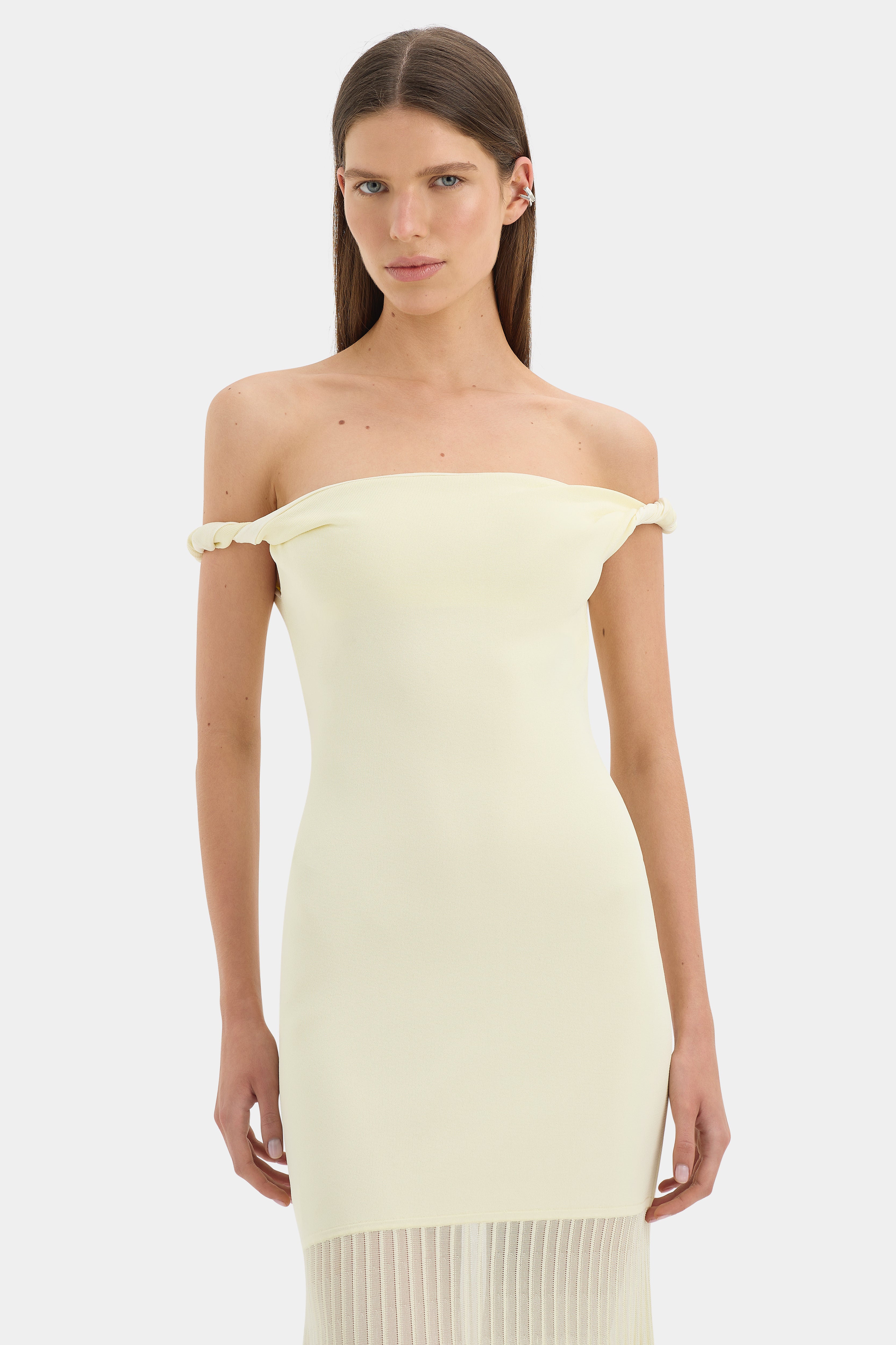 Elia Off Shoulder Twist Dress Dresses SIR.