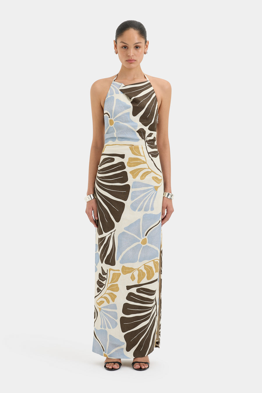 Lola Pleated Midi Dress