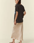 Saint Lucia Bias Skirt - Sand Skirts SPELL   