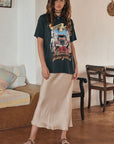 Saint Lucia Bias Skirt - Sand Skirts SPELL   