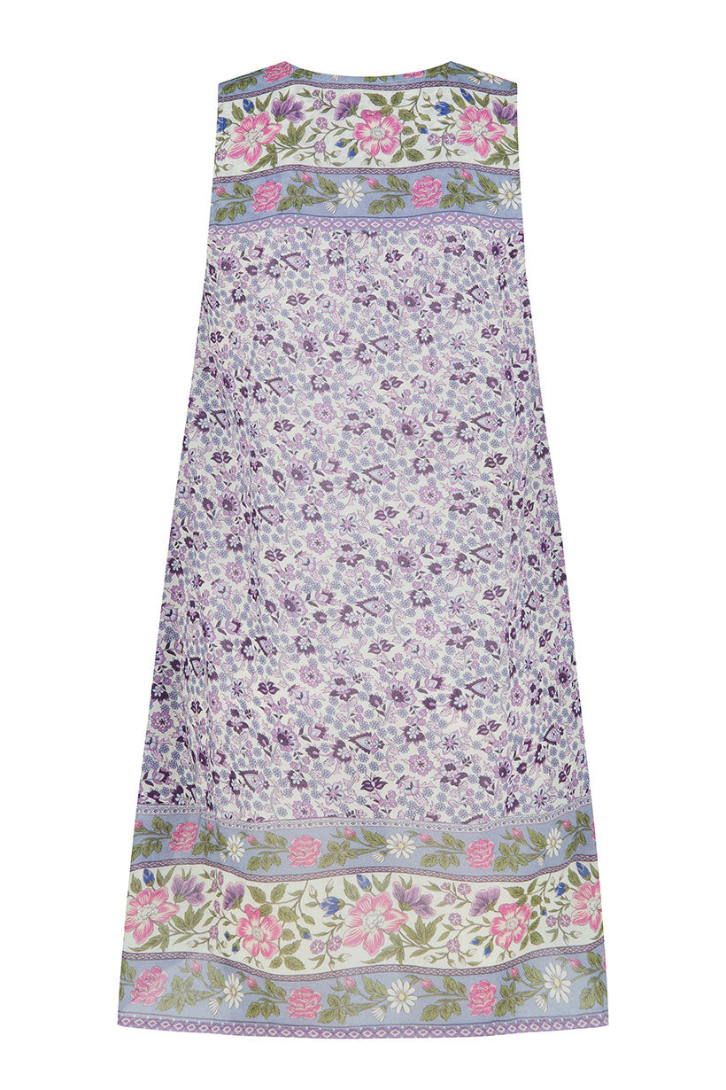 Sienna Sleeveless Tunic Dress - Lilac Dresses SPELL   