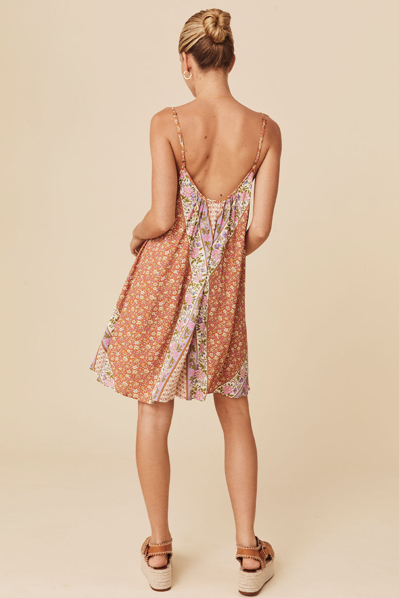 Sienna Strappy Mini Dress – Clay Dresses SPELL   