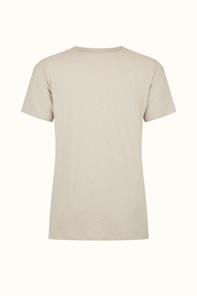 Coco Cantina Biker Tee - Taupe shirt SPELL
