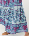 Love Jetty Maxi Skirt - Blue Nirvana Skirts SPELL   