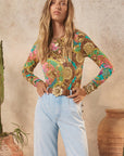 Lovers & Dreamers Mesh Long Sleeve Top - Cosmos Pink shirt SPELL