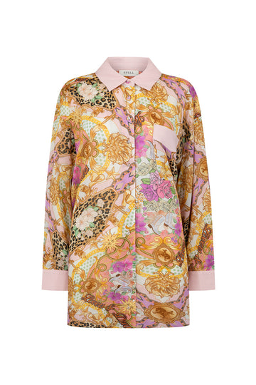 Lovers & Dreamers Shirt - Champagne Peach Dresses SPELL