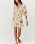 Painters Garden Mini Dress - Seafoam Dresses SPELL   