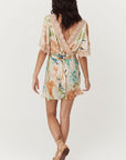 Painters Garden Mini Dress - Seafoam Dresses SPELL   