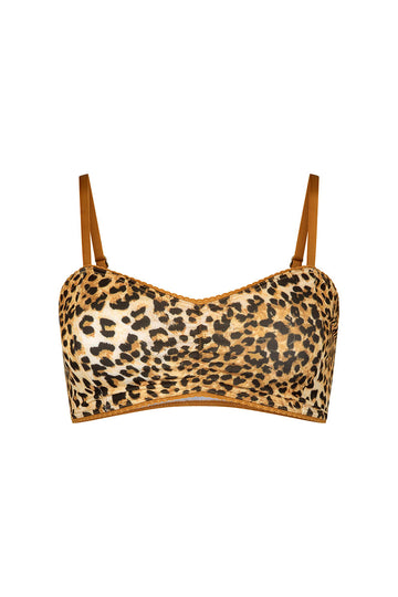Samantha Bralette - Vintage Leopard Intimates SPELL
