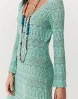 Siesta Pointelle Dress - Seafoam Dresses SPELL   