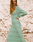 Siesta Pointelle Dress - Seafoam Dresses SPELL   