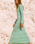 Siesta Pointelle Dress - Seafoam Dresses SPELL   