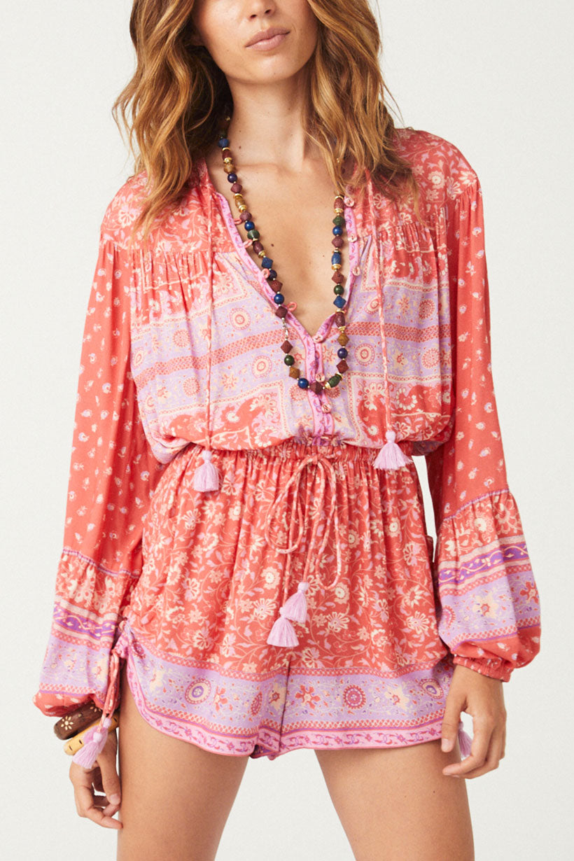 Sunshine Bandit Romper - Cayenne Dresses SPELL   