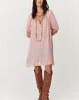 Sweet Nothings Button Through Tunic Dress - Sugar Plum Dresses SPELL   