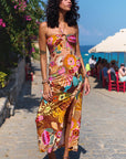 Birth of Venus Strapless Dress - Caramel SPELL