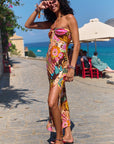 Birth of Venus Strapless Dress - Caramel SPELL