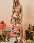 Birth of Venus Strapless Dress - Caramel SPELL