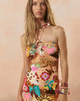 Birth of Venus Strapless Dress - Caramel SPELL