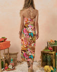 Birth of Venus Strapless Dress - Caramel SPELL