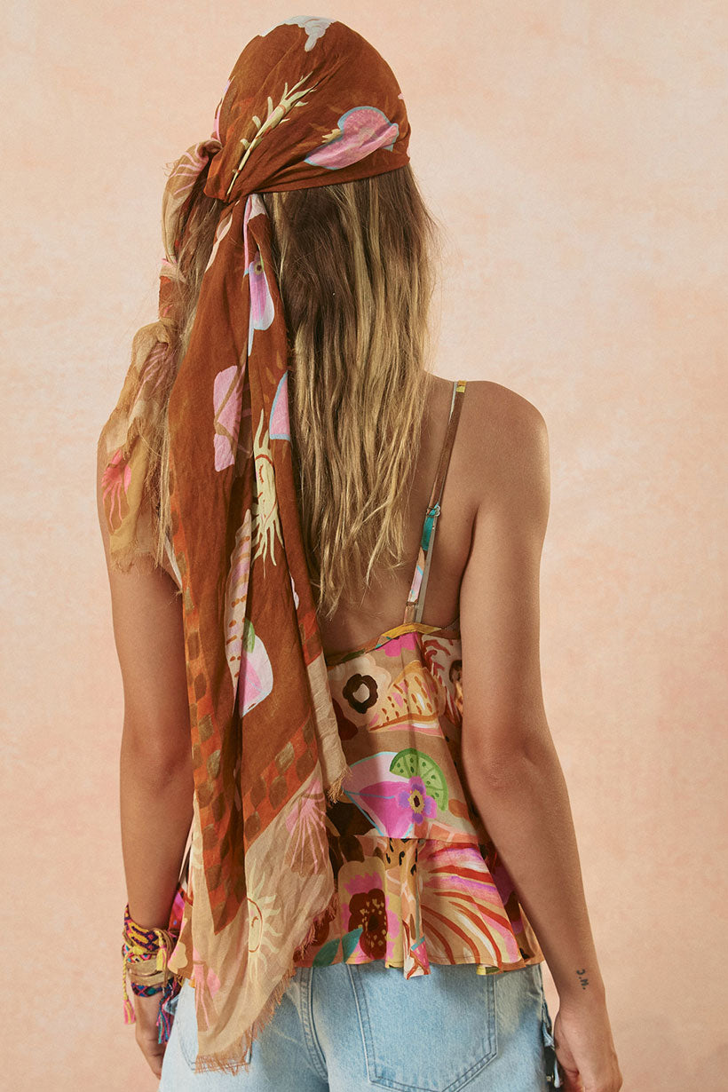 Birth of Venus Sarong - Caramel scarf SPELL