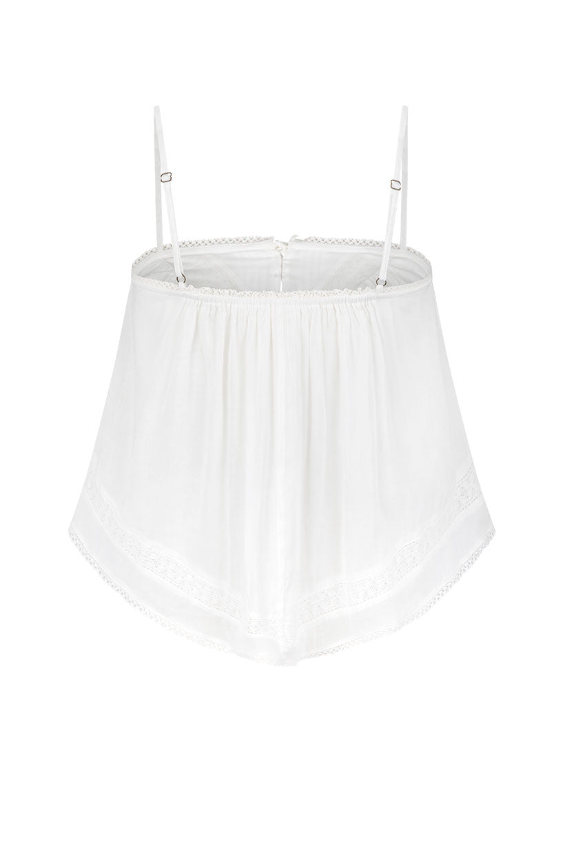 Hera Lace Crop - Salt shirt SPELL