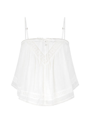 Hera Lace Crop - Salt shirt SPELL