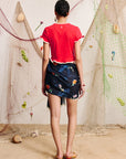 Alémais Bonetta Cropped Tee Red shirt Alémais