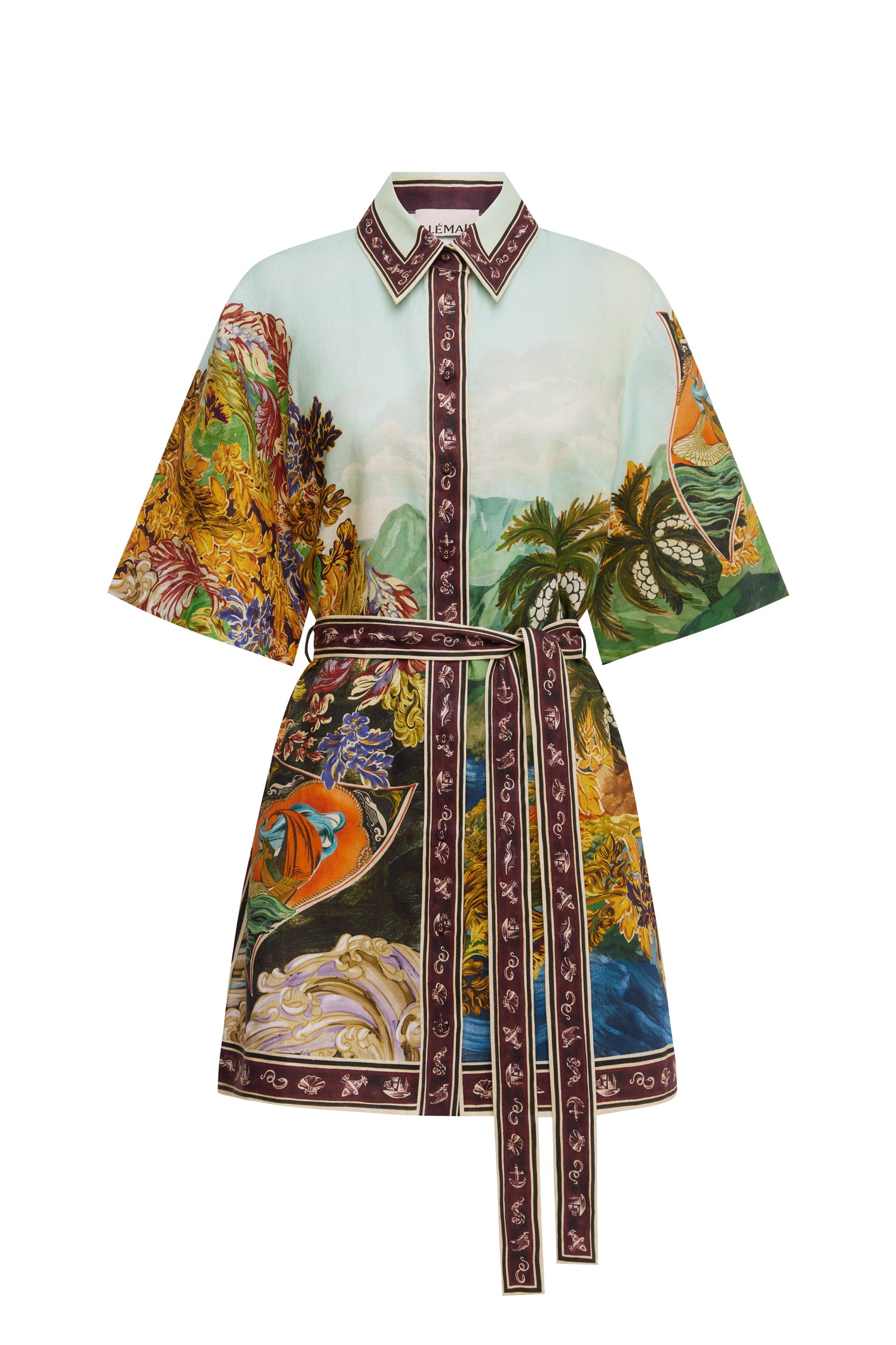 Alémais Lucena Mini Shirtdress Dresses Alémais