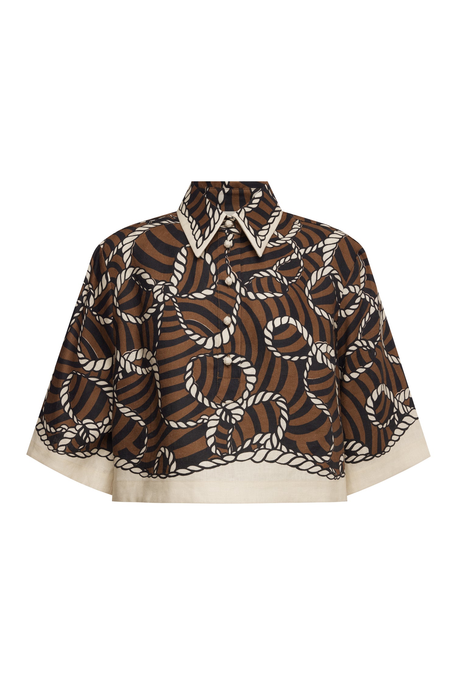 Alémais Sail Cropped Shirt shirt Alémais