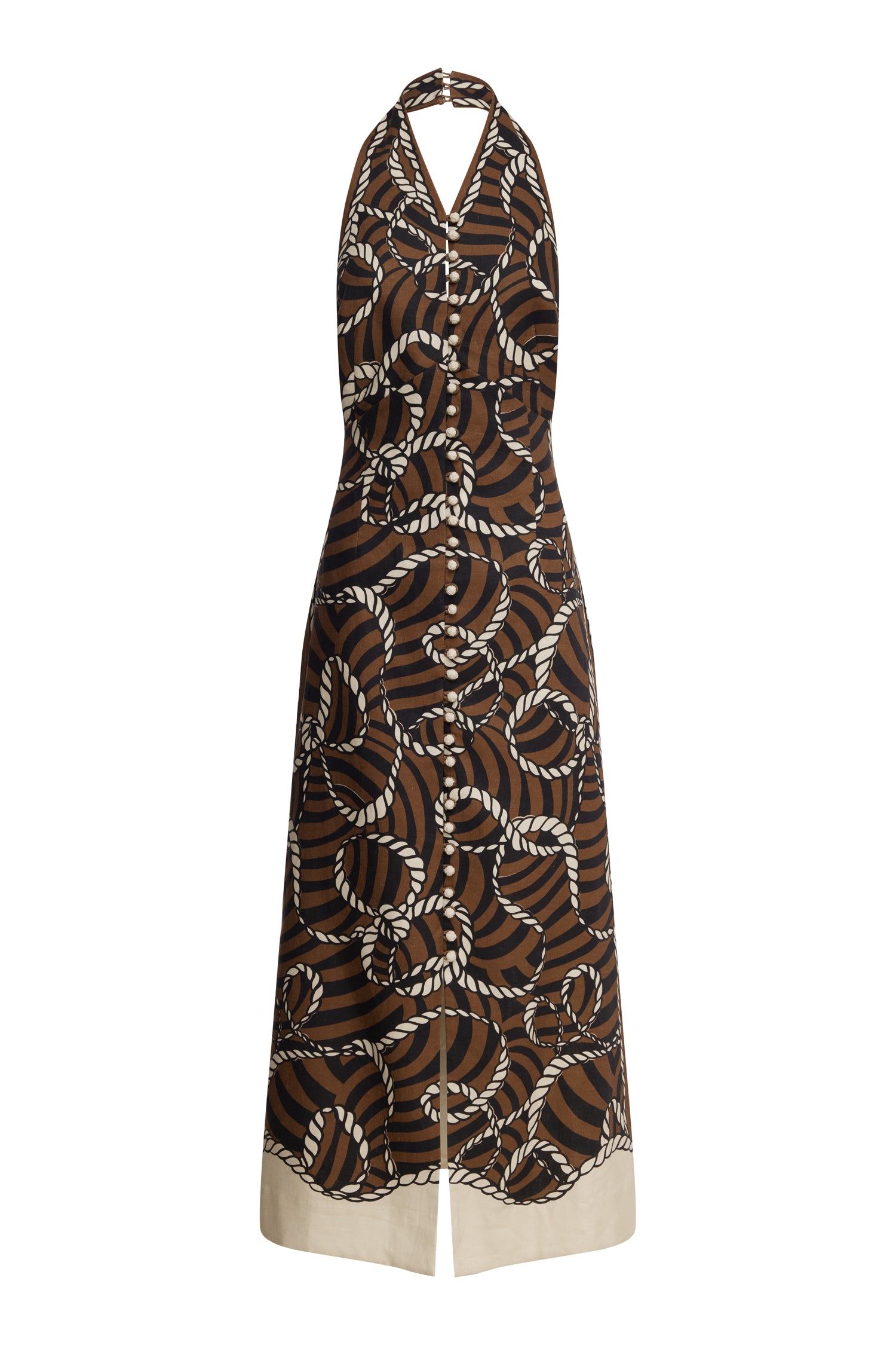Alémais Sail Halter Midi Dress Dresses Alèmais
