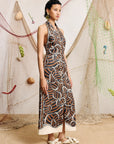 Alémais Sail Halter Midi Dress Dresses Alèmais