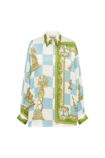 Checkmate Silk Shirt- Preorder shirt Alèmais   