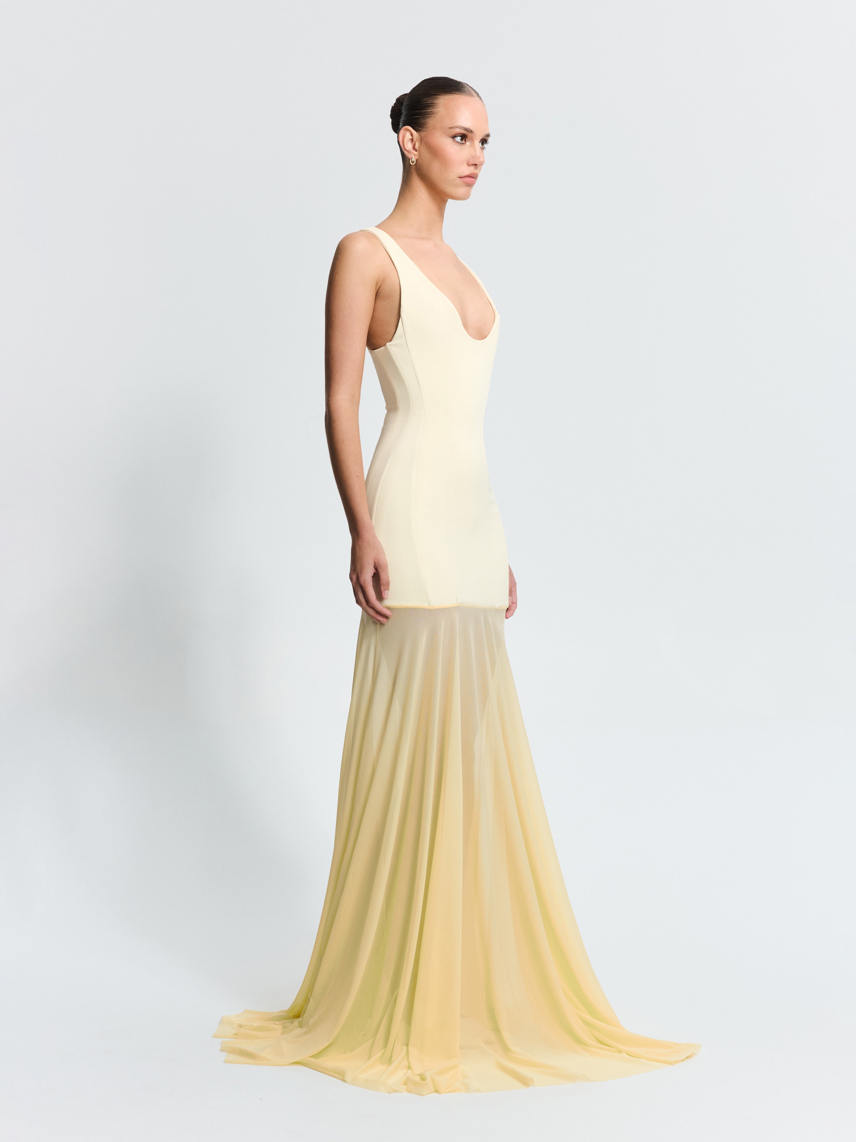 Odessa Gown - Lemon Dresses Effie Kats