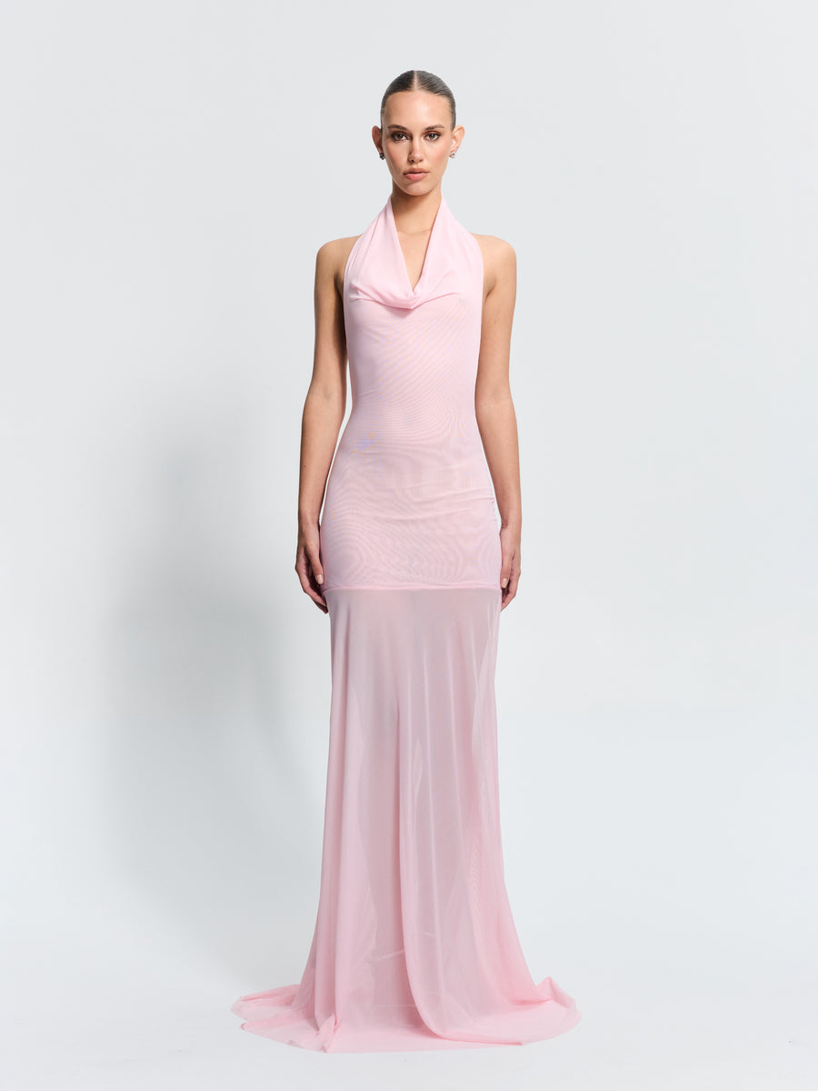Cleo Gown - Petal Pink Dresses Effie Kats