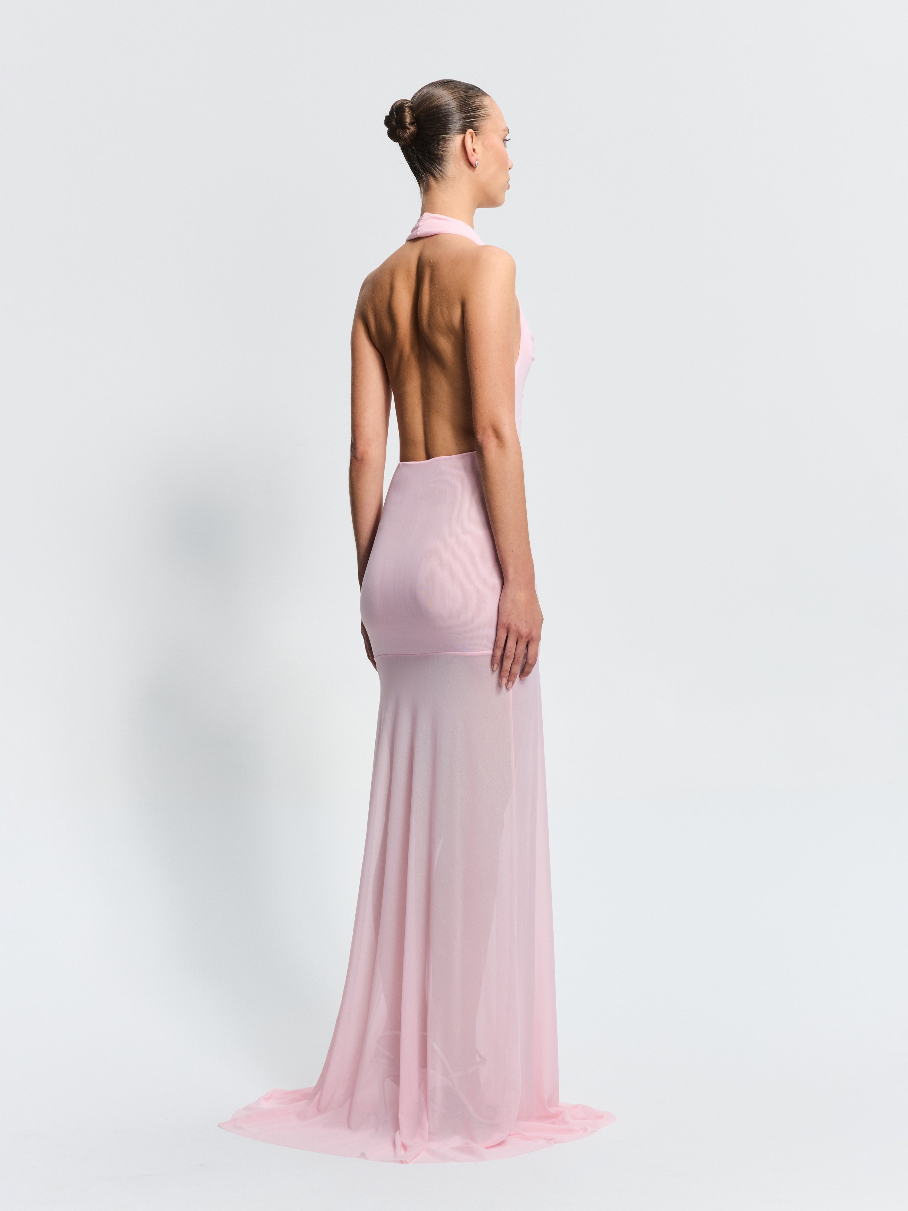 Cleo Gown - Petal Pink Dresses Effie Kats