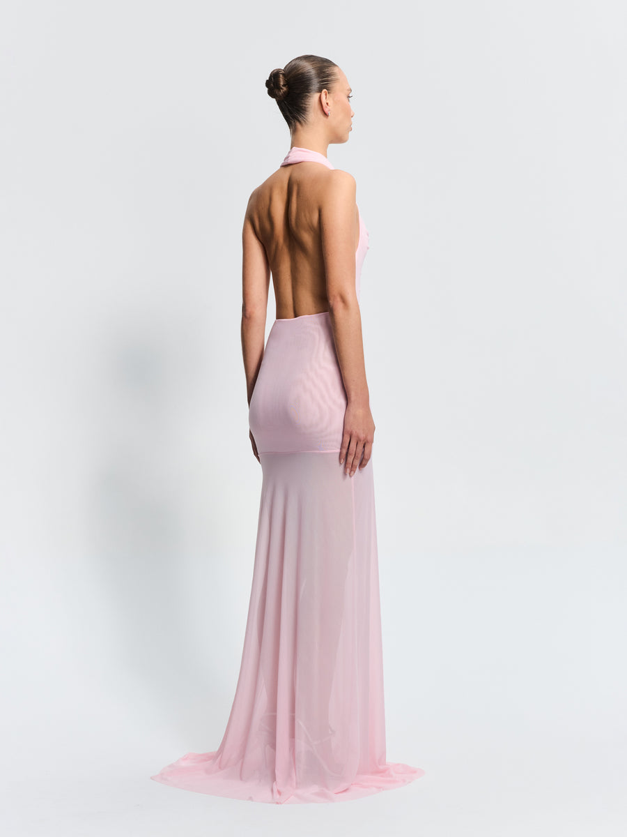 Cleo Gown - Petal Pink Dresses Effie Kats