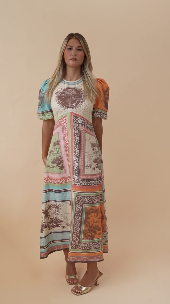 Alberta Midi Dress Dresses ALEMAIS