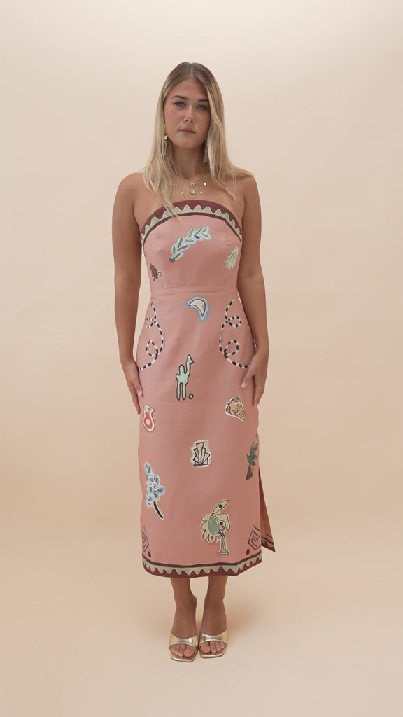 Laurence Exclusive Midi Dress Dresses Alèmais