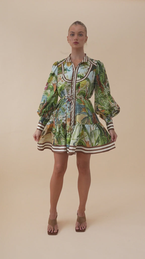 Toucan Tango Mini Dress Dresses ALEMAIS