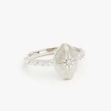 North Star Sterling Silver Ring  By Charlotte   
